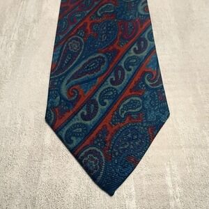 Vintage Polo Ralph Lauren Men's Tie 100%‎ Silk Paisley Made in England NEW